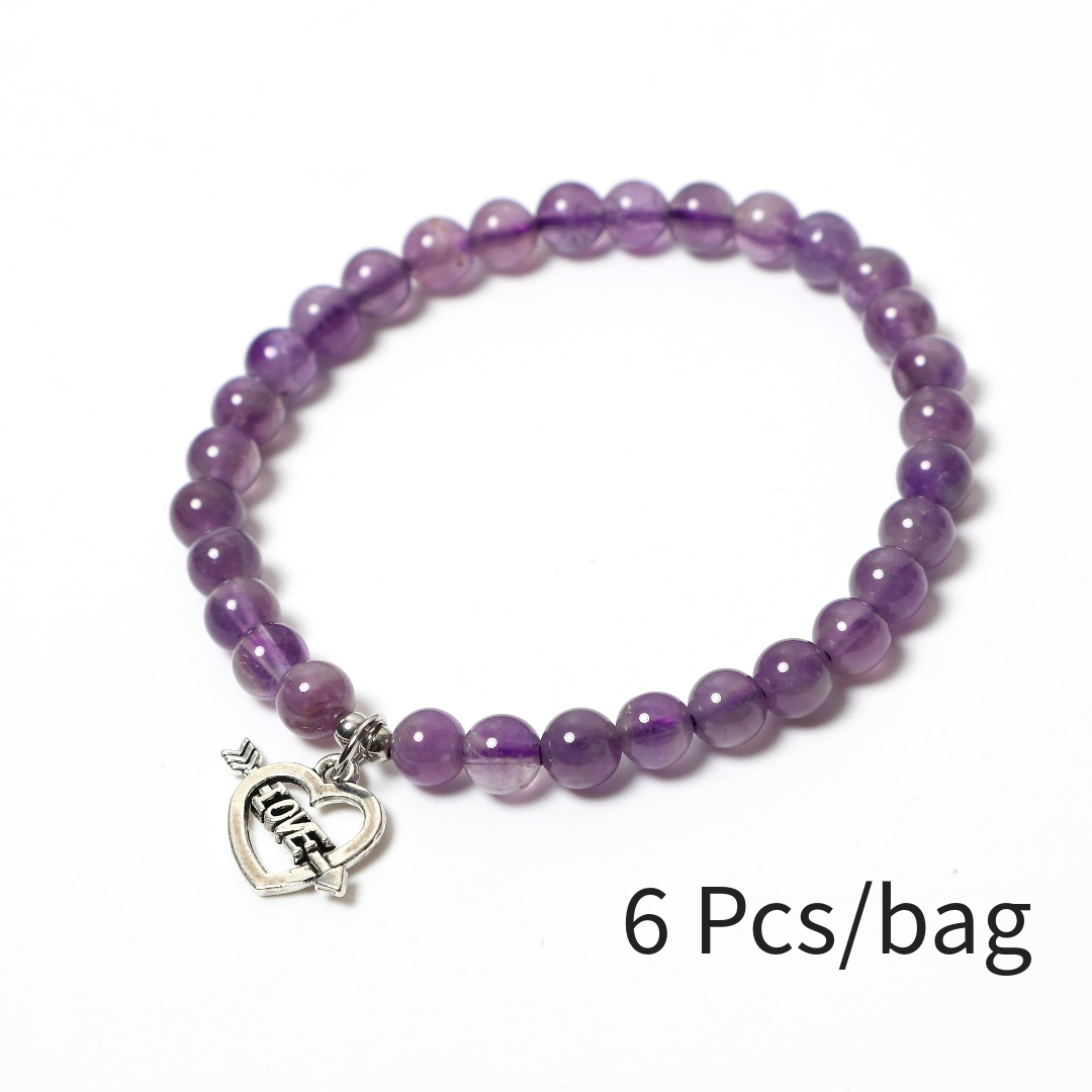 Love Arrow charm with Gemstone Bracelet For LOVE