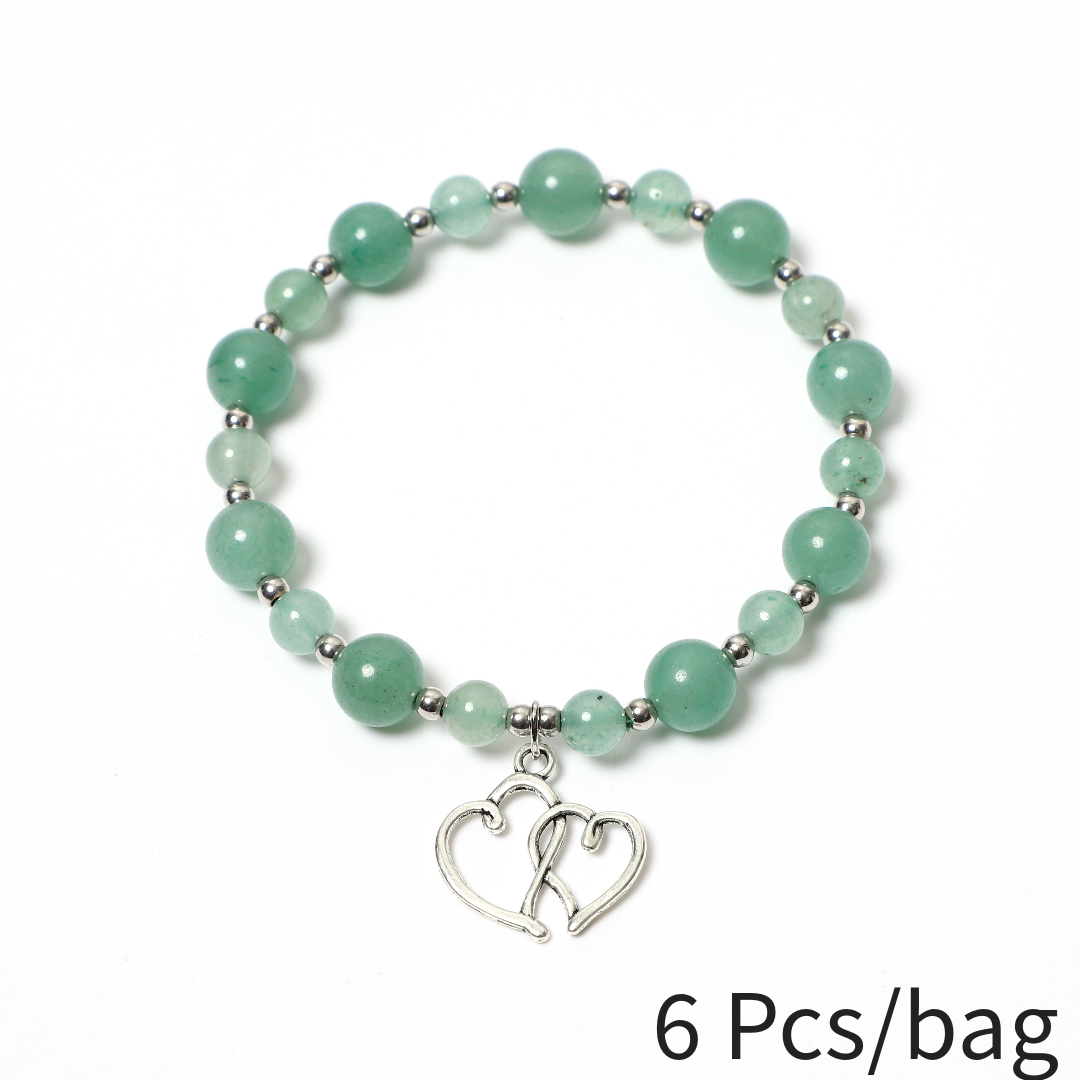 Double Heart Bracelet | Wholesale Women's and Men's Bracelets for Love and Style