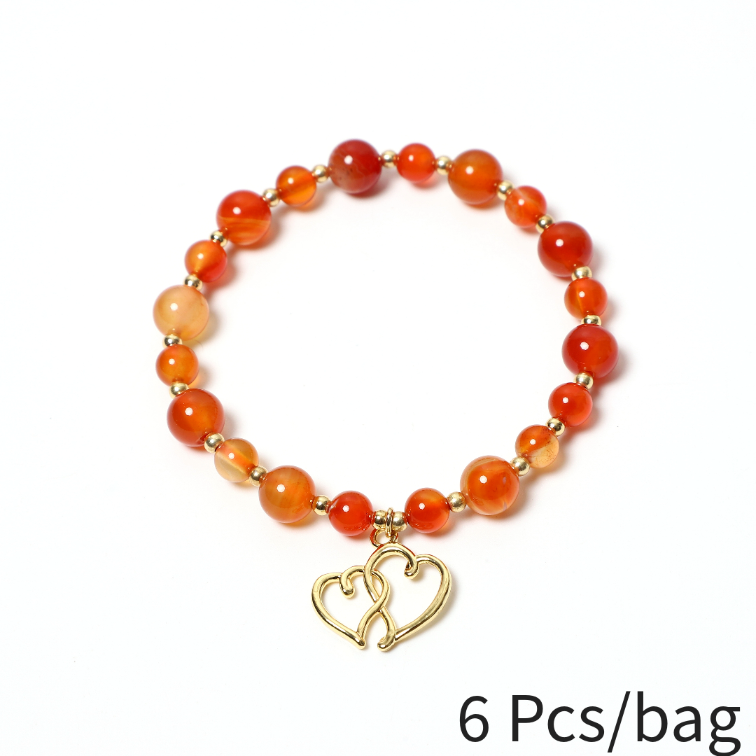 Double Heart Bracelet | Wholesale Women's and Men's Bracelets for Love and Style