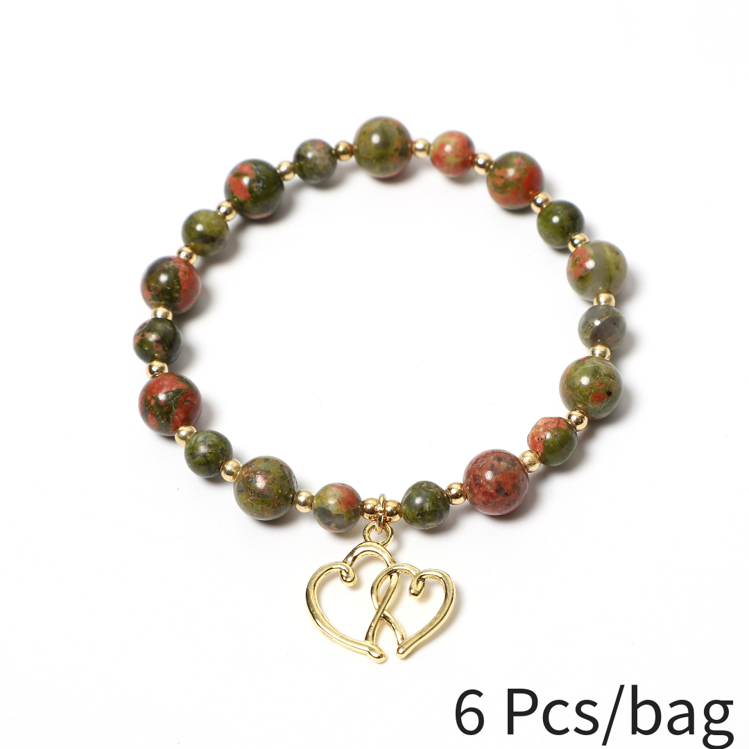 Double Heart Bracelet | Wholesale Women's and Men's Bracelets for Love and Style