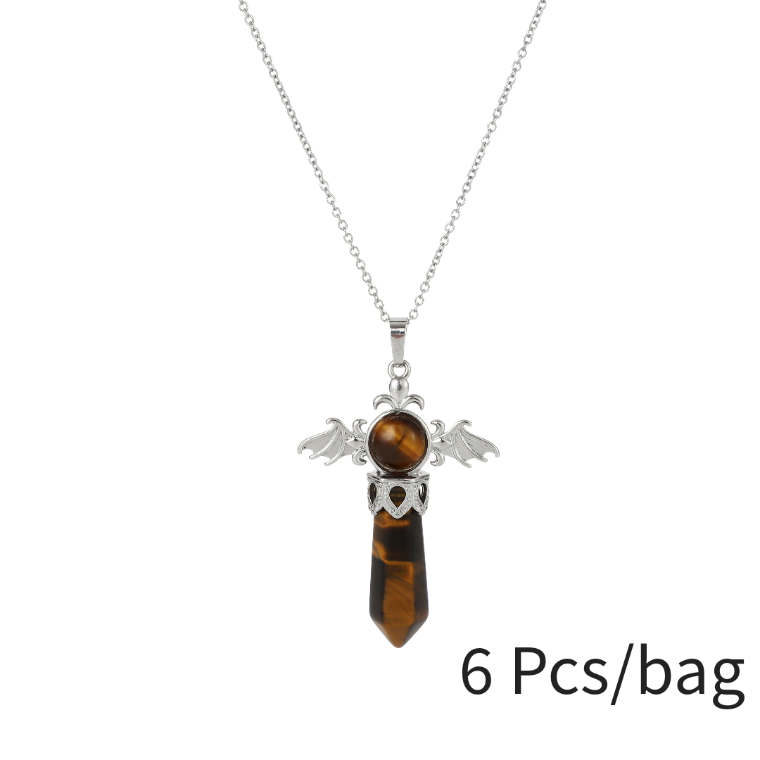 Elegant Angel Wing Pendant - Symbolize Grace and Protection for Women and Men