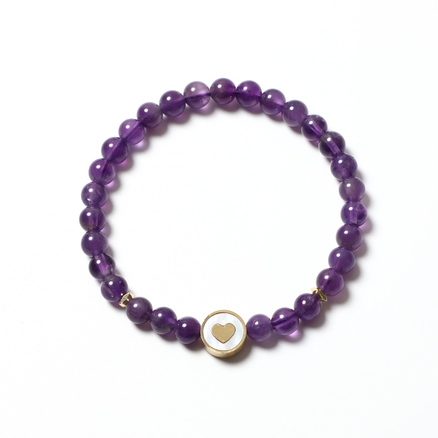 Heart Bracelet Genuine Natural Gemstone Beaded | Love & Blessing | Wholesale Bulk Pricing