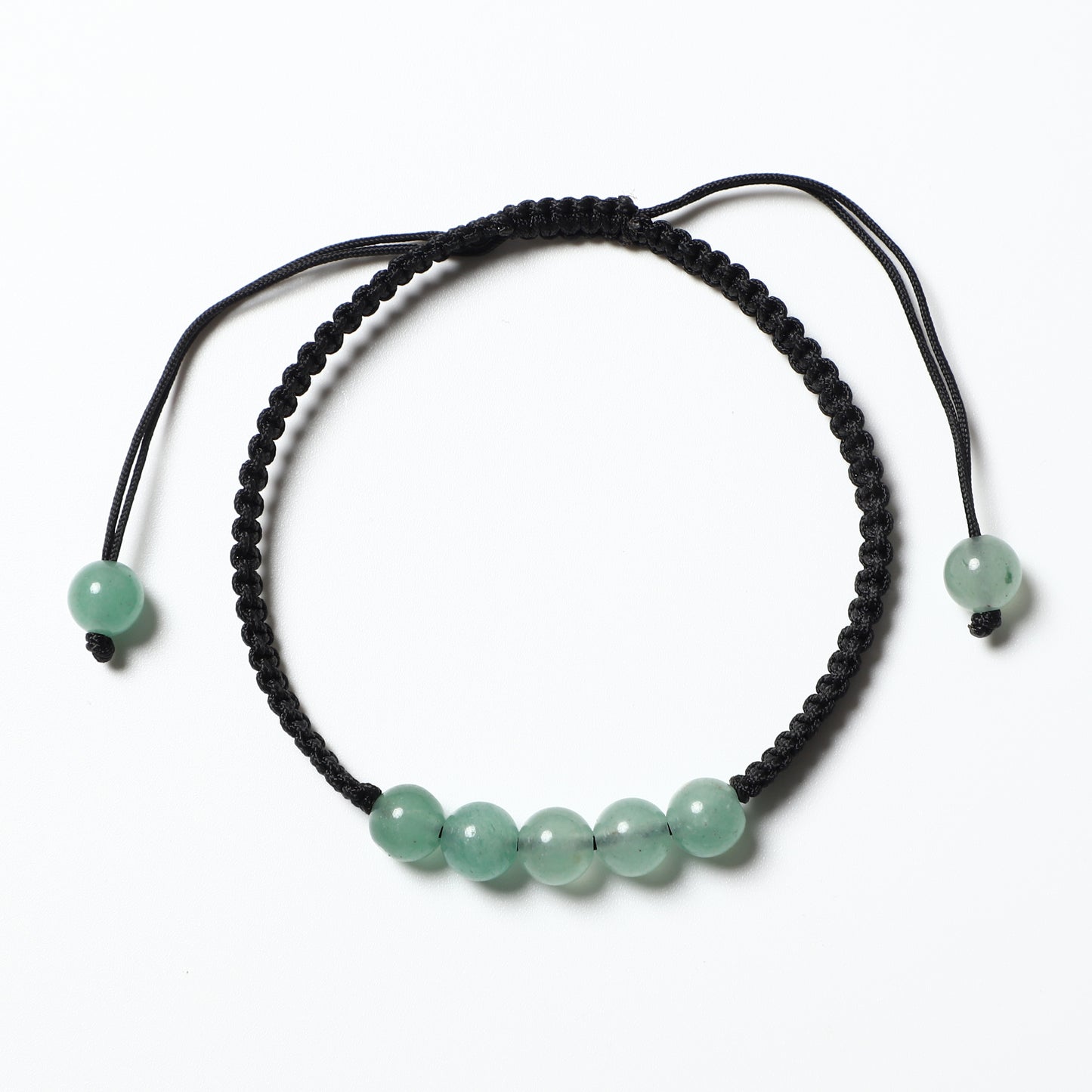 Macrame Bracelet Hand Woven Natural Gemstone Round Beads | Connection & Protection | Wholesale Bulk Pricing