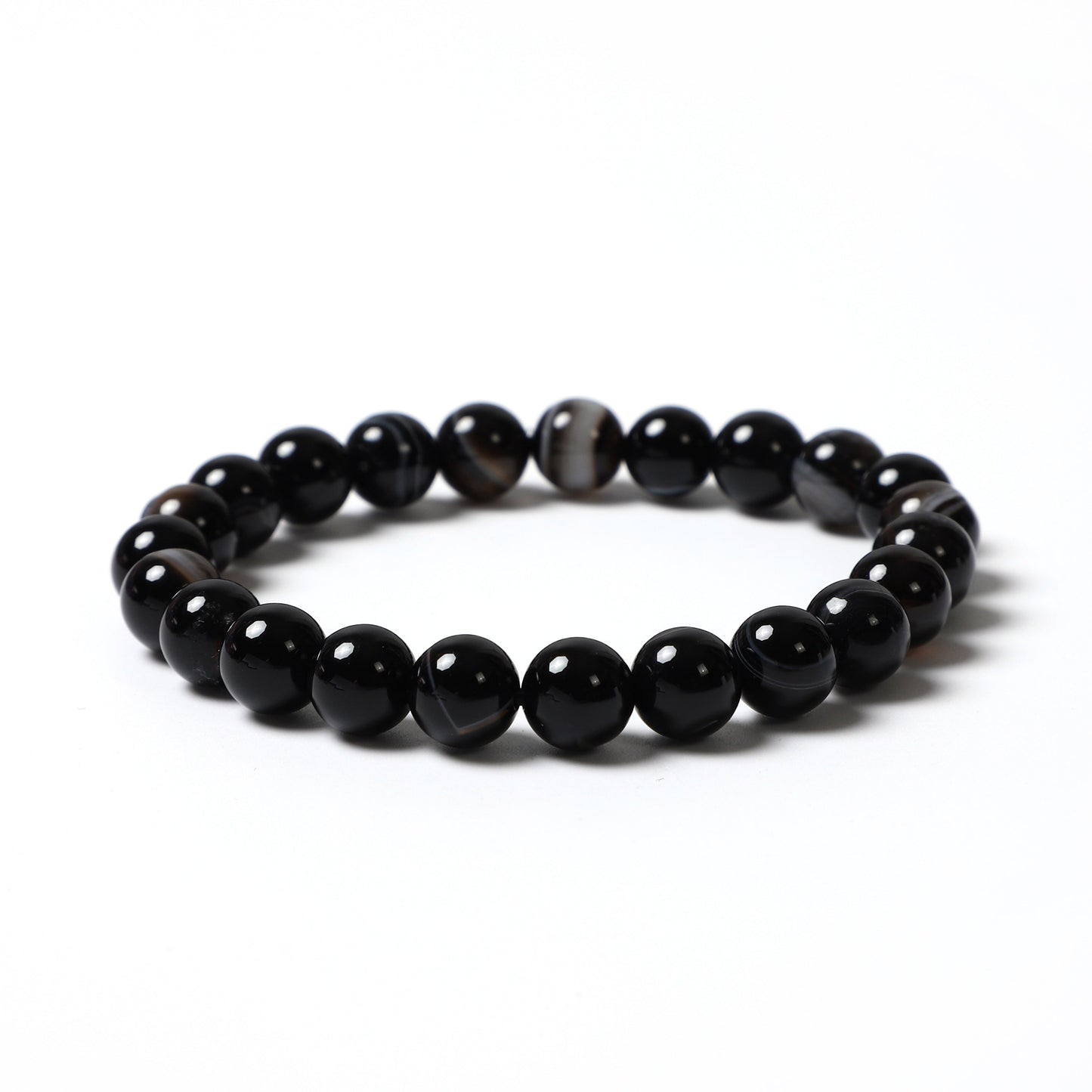 Black  Stripe Agate  Bracelet ROLA DIRECT BUY
