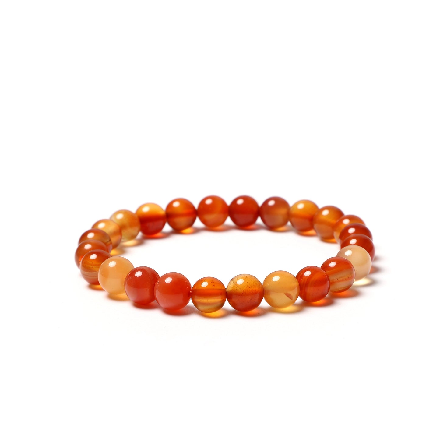 Cornaline Round Bead  bracelet ROLA DIRECT BUY