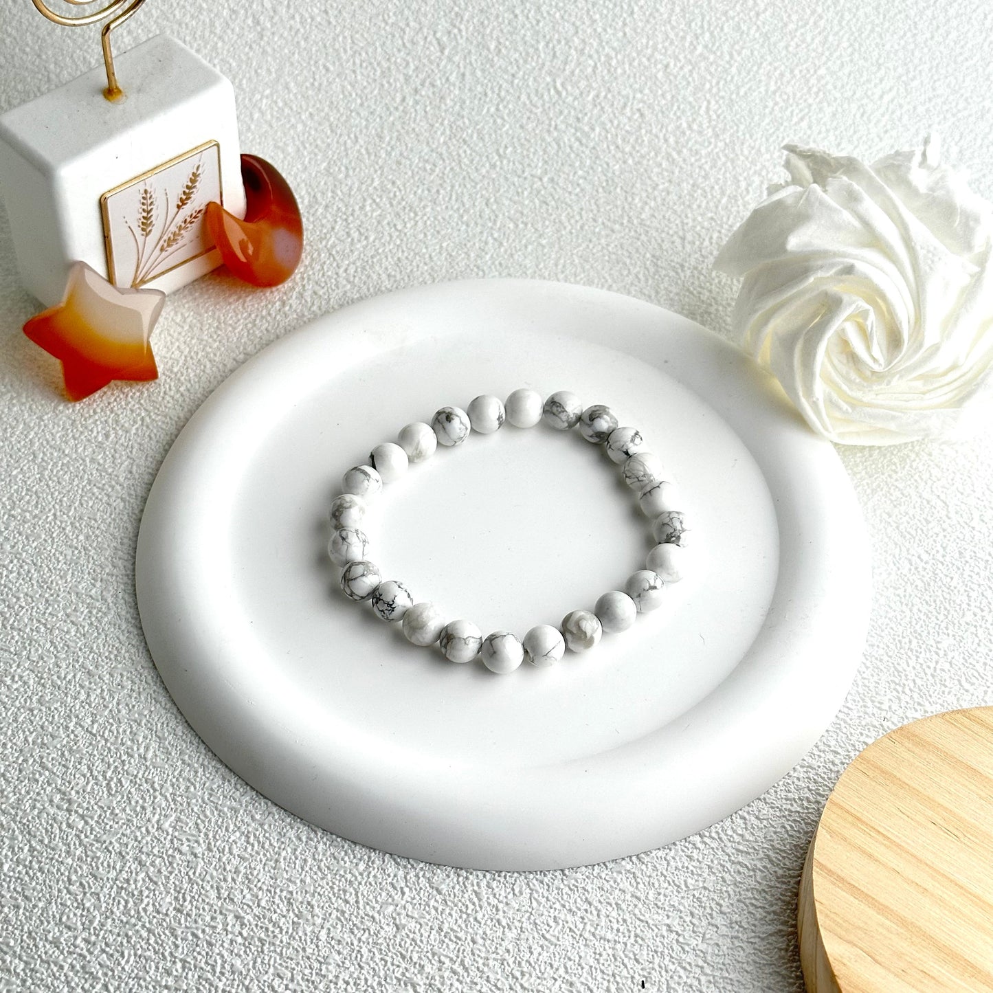 Howlite  bracelet ROLA DIRECT BUY