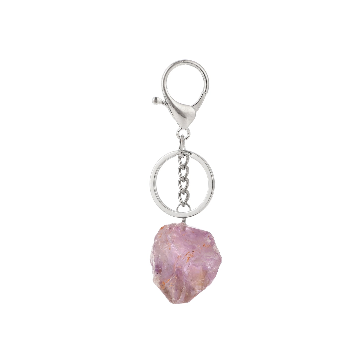 Raw Stone Key Chain