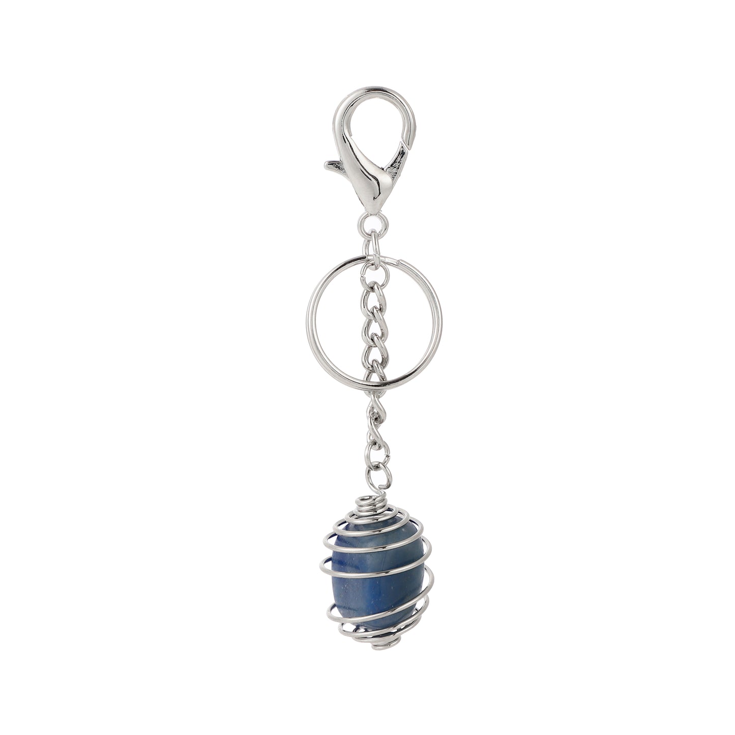 Cage Gemstone Keychain