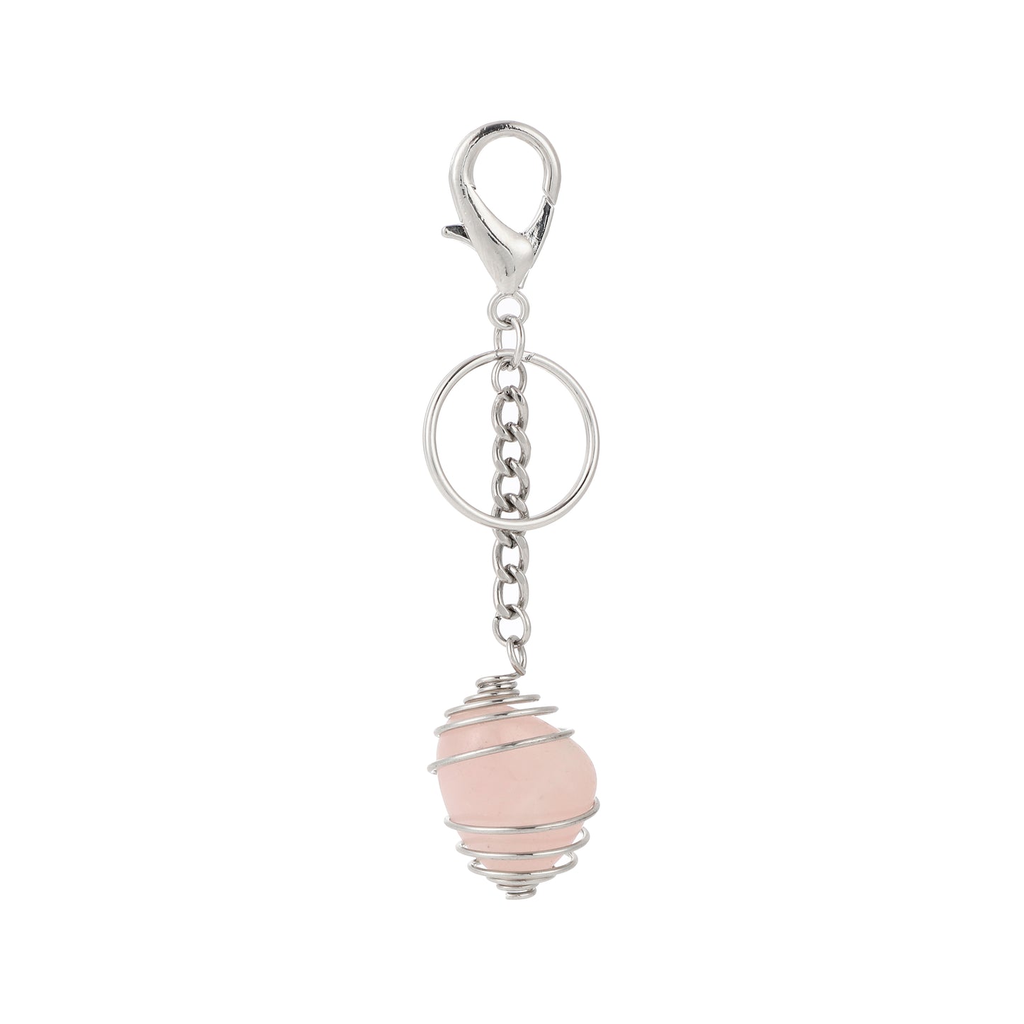 Cage Gemstone Keychain