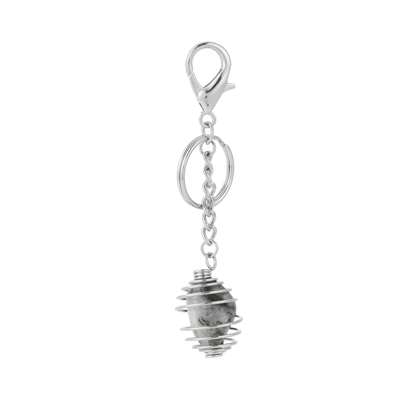 Cage Gemstone Keychain