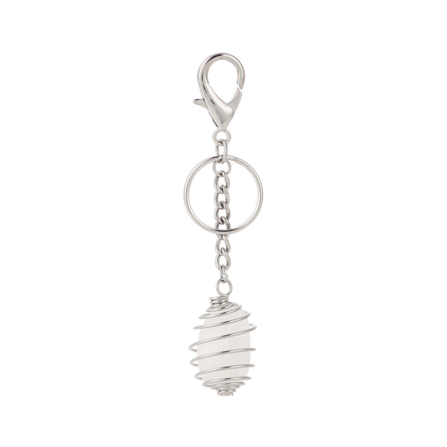 Cage Gemstone Keychain