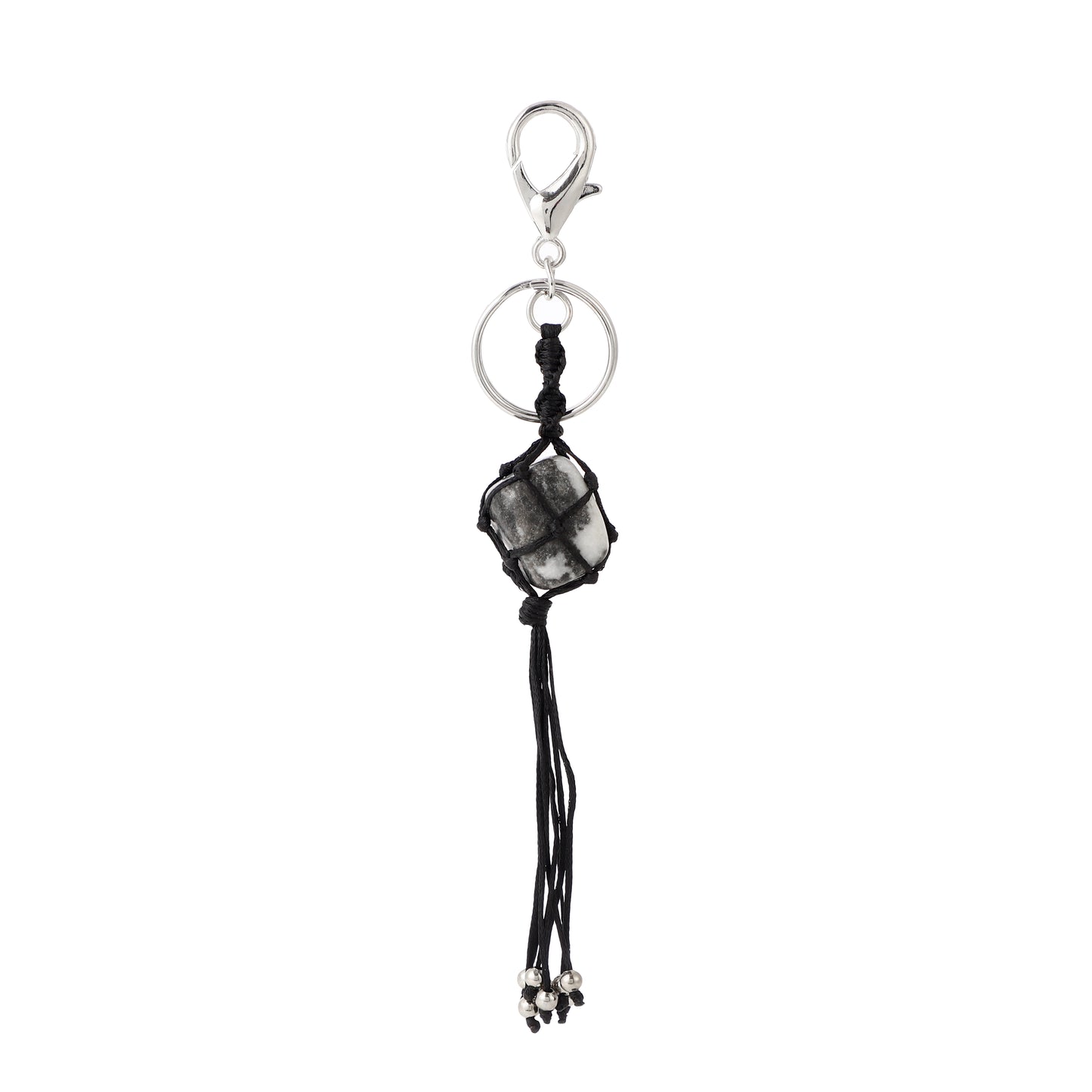 Gemstone Handmade Weaved Keychain