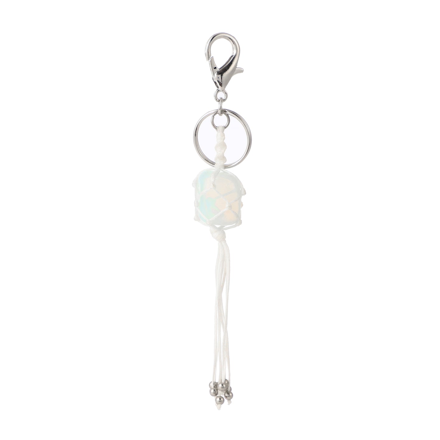 Gemstone Handmade Weaved Keychain