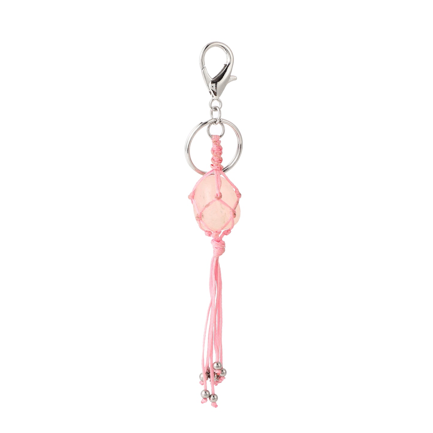 Gemstone Handmade Weaved Keychain