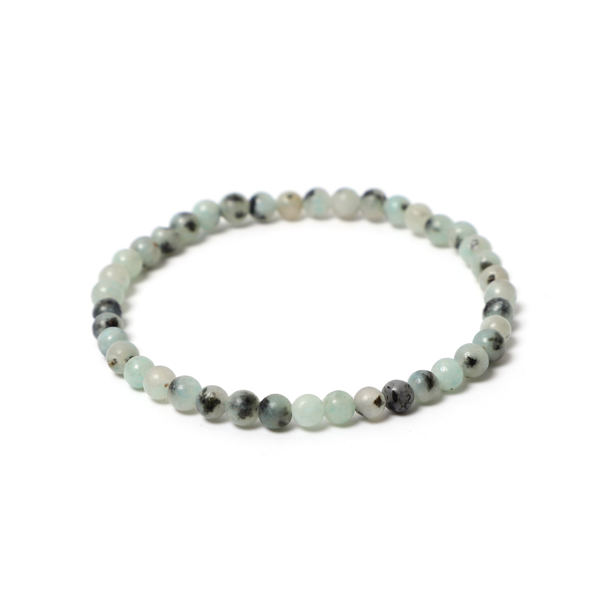 Kiwi Jasper Round Bead  bracelet ROLA DIRECT BUY