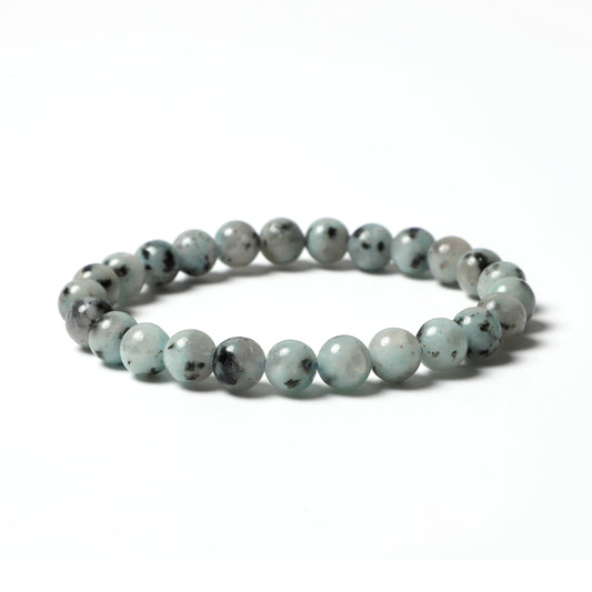 Kiwi Jasper Round Bead  bracelet ROLA DIRECT BUY