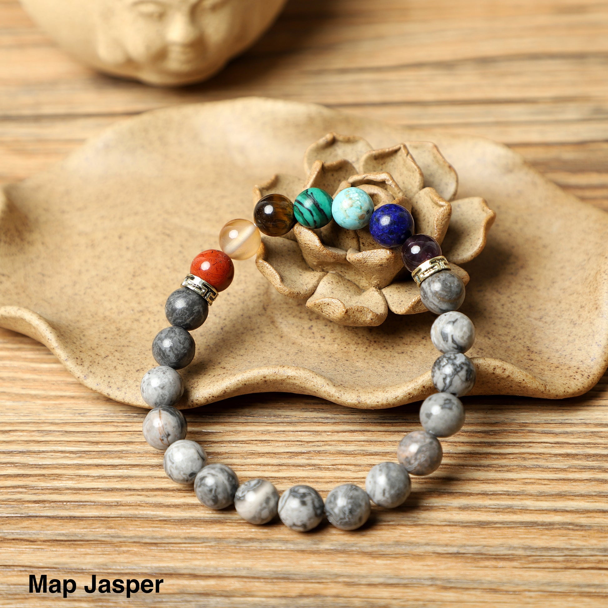 "Seven Chakras" Bracelets ( 8mm Gemstone beads ) ROLA DIRECT BUY