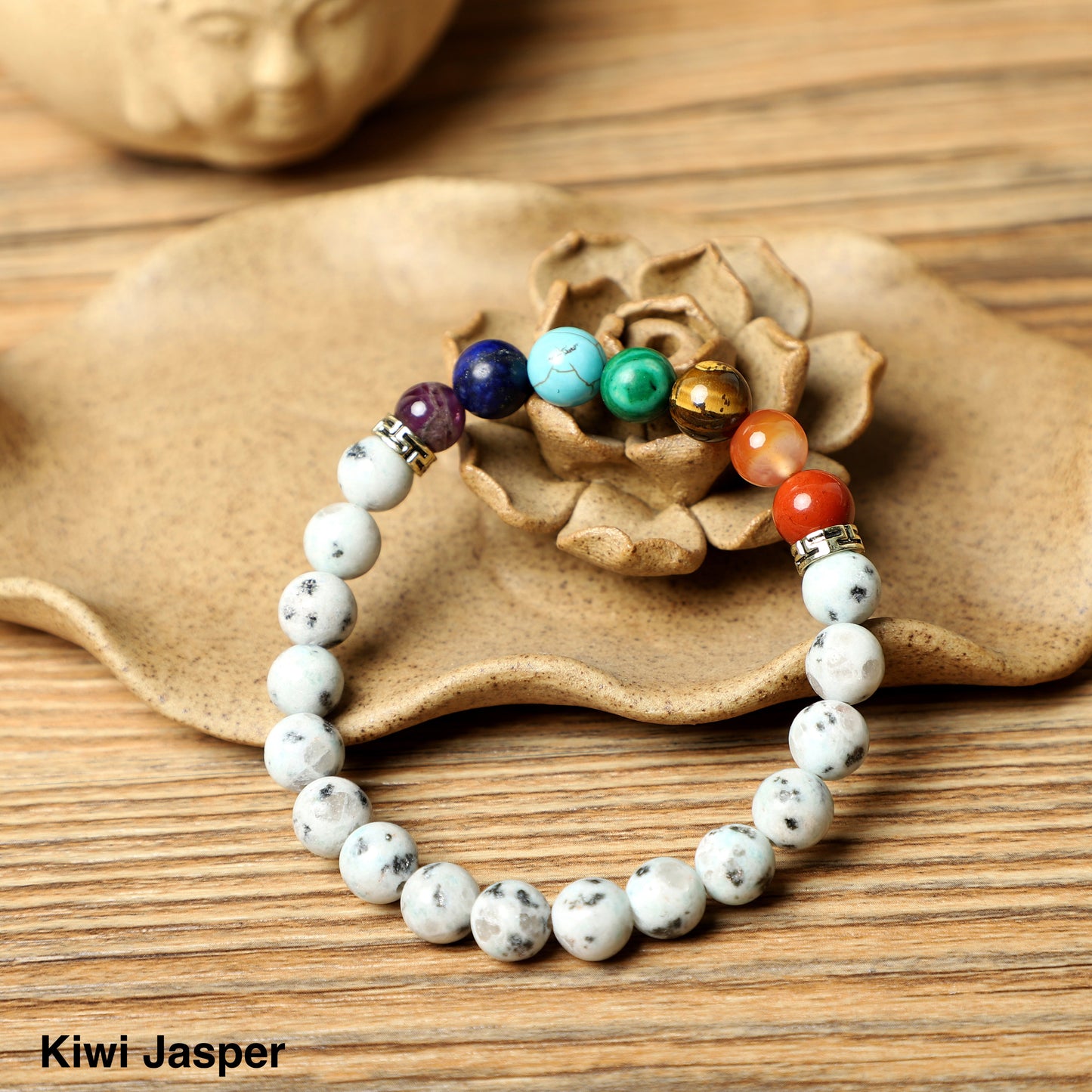 "Seven Chakras" Bracelets ( 8mm Gemstone beads ) ROLA DIRECT BUY