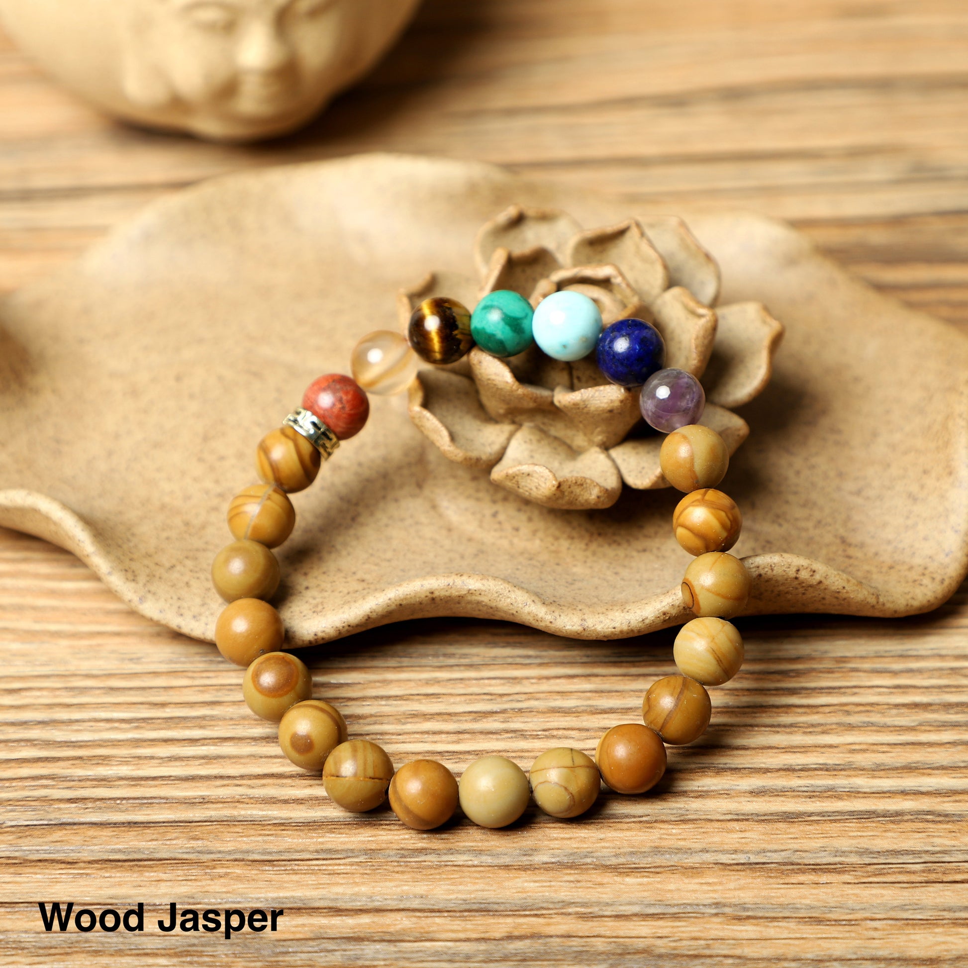 "Seven Chakras" Bracelets ( 8mm Gemstone beads ) ROLA DIRECT BUY