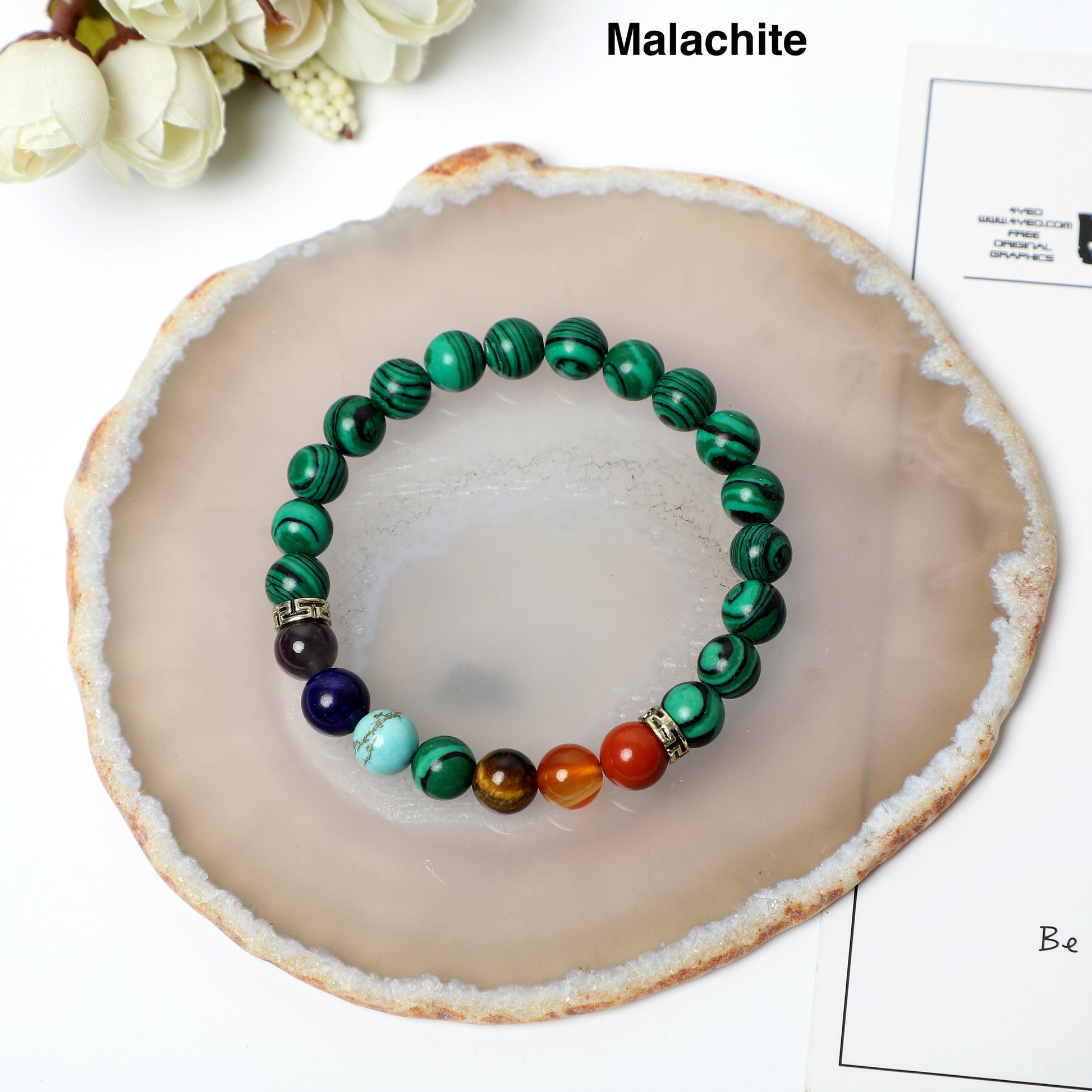 "Seven Chakras" Bracelets ( 8mm Gemstone beads ) ROLA DIRECT BUY