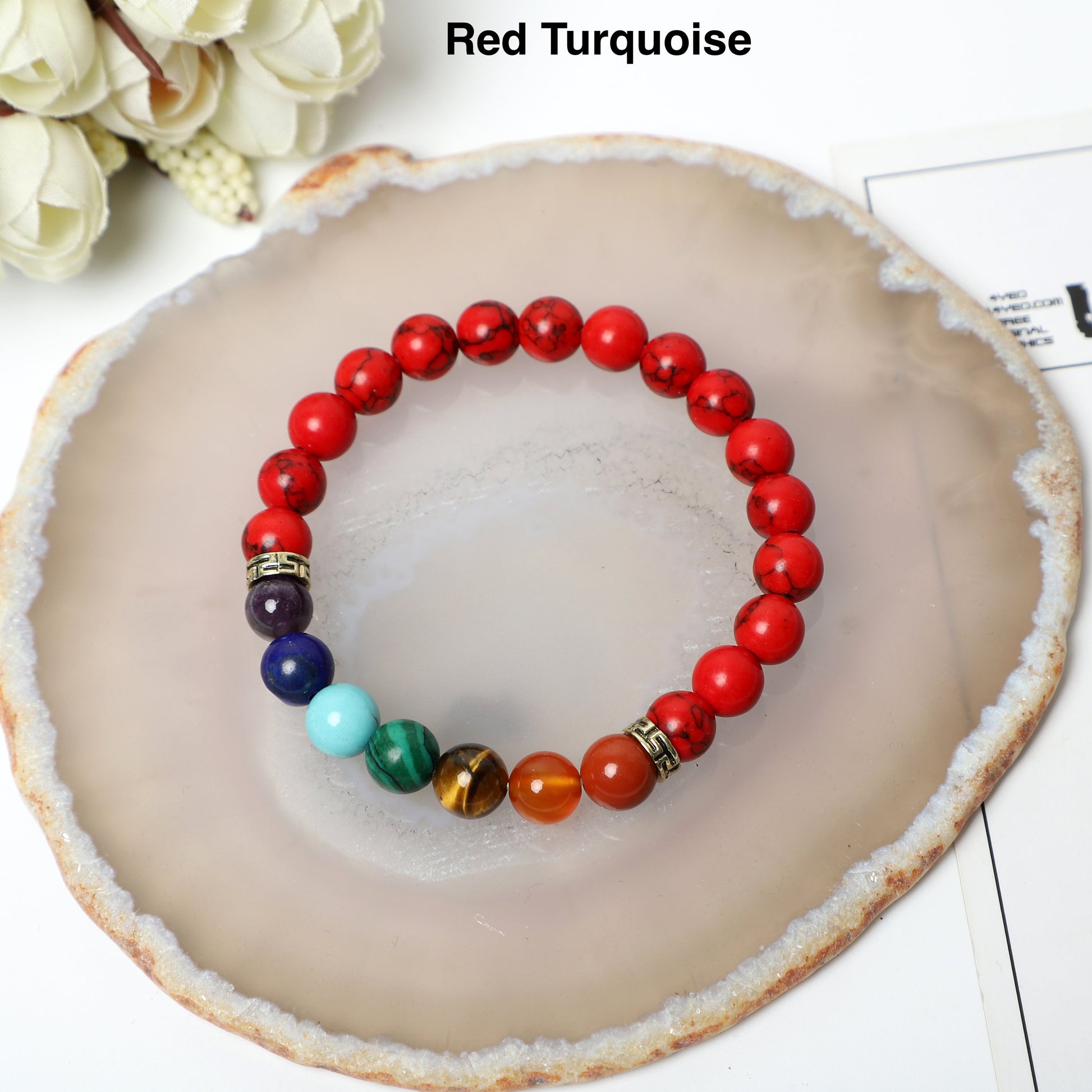 "Seven Chakras" Bracelets ( 8mm Gemstone beads ) ROLA DIRECT BUY