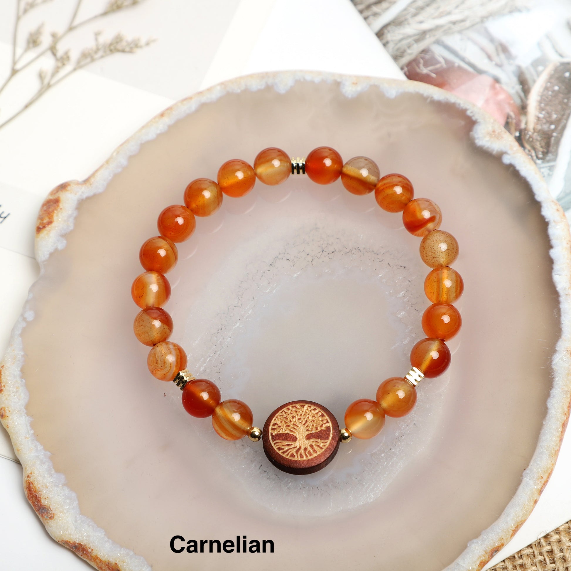 "The Tree of Life"  Bracelets ( 8mm Lava, Wooden, Gemstone beads ) ROLA DIRECT BUY