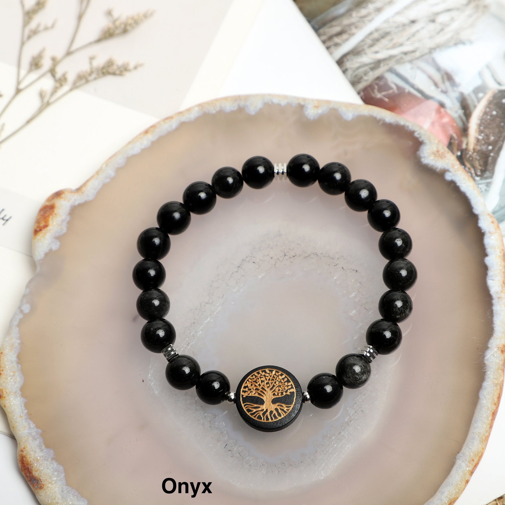 "The Tree of Life"  Bracelets ( 8mm Lava, Wooden, Gemstone beads ) ROLA DIRECT BUY