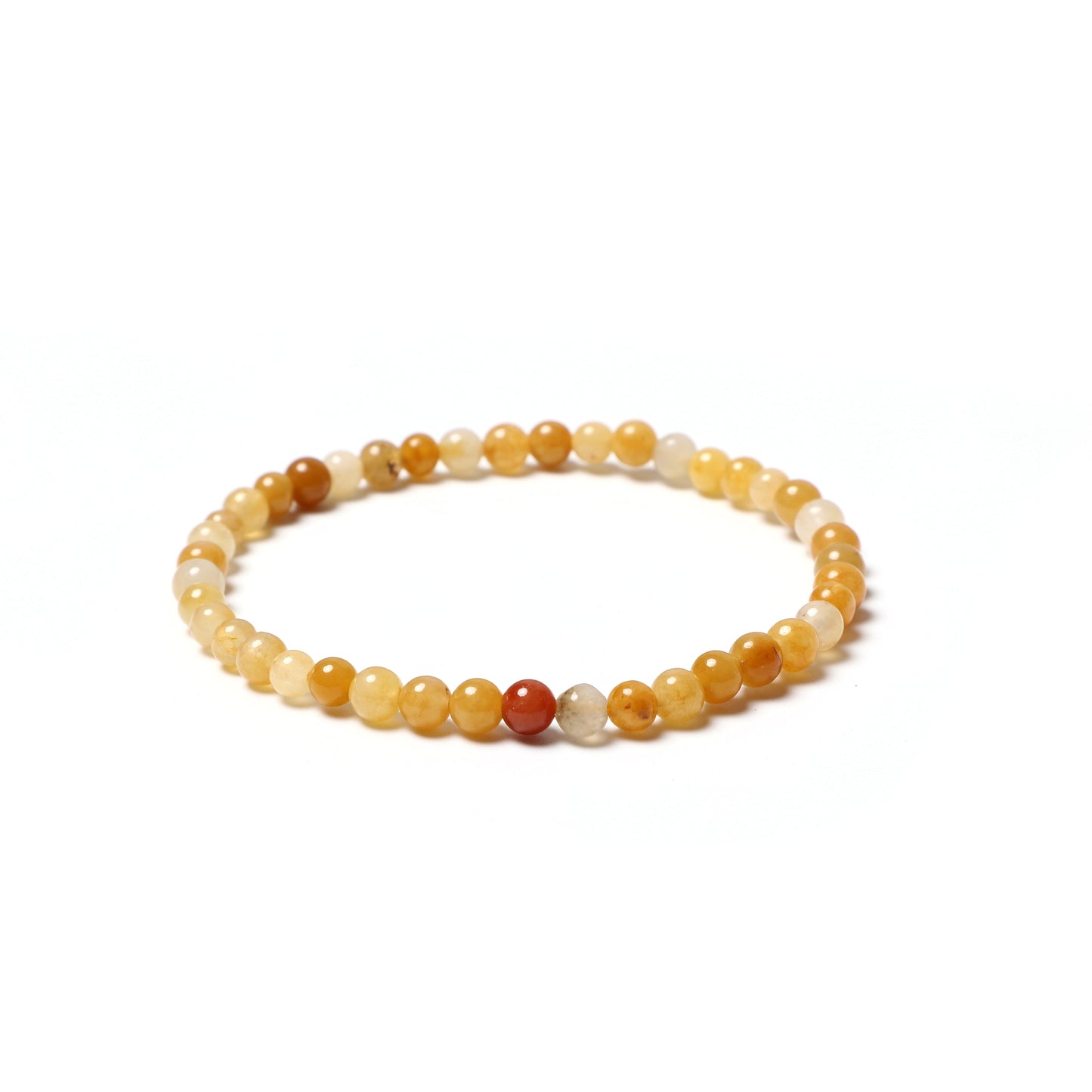 Yellow Jade Round Bead  bracelet ROLA DIRECT BUY