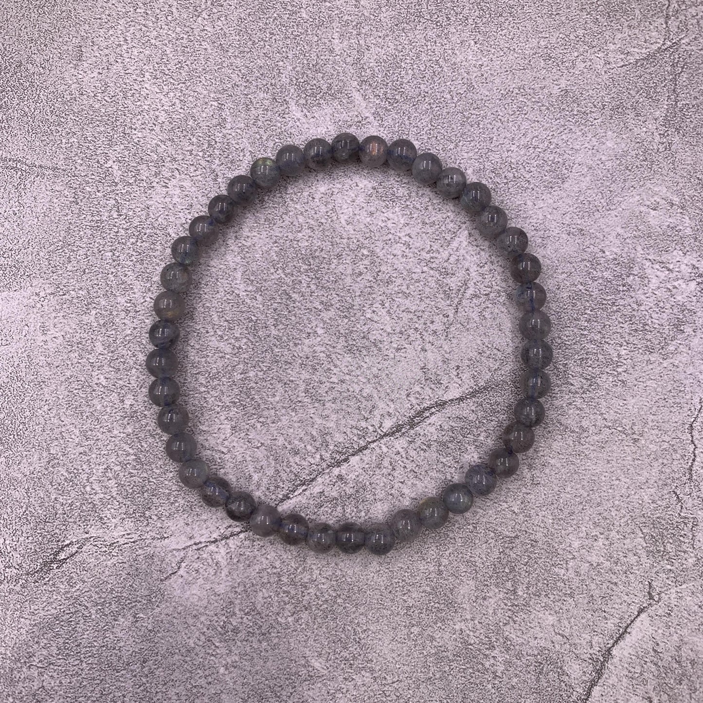 Labradorite Bracelet Natural Gem Solid Round Beads | Creativity & Protection | Wholesale Bulk Pricing