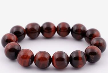 Red Tiger Eye Bracelet Natural Gemstone Beaded | Courage & Energy | Wholesale Bulk Pricing