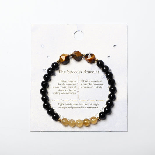 Mixed Bead Bracelet Natural Gemstone | Grounding & Protection| Wholesale Bulk Pricing
