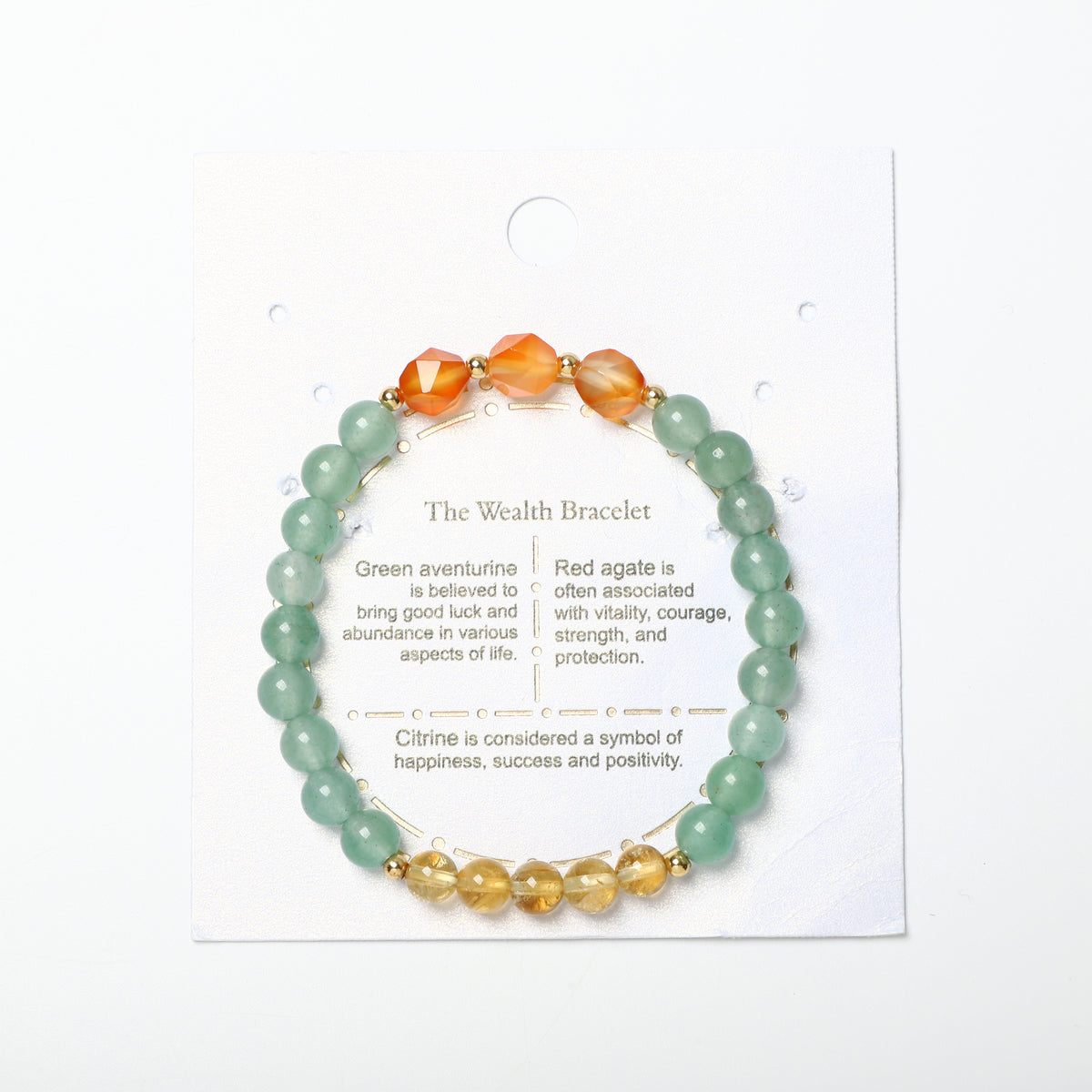 Mixed Bead Bracelet Natural Gemstone | Grounding & Protection| Wholesale Bulk Pricing