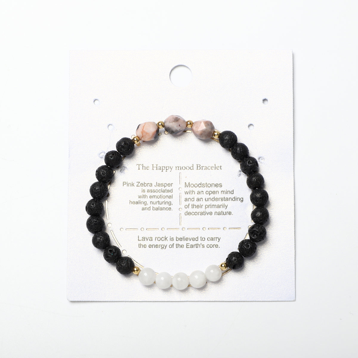 Mixed Bead Bracelet Natural Gemstone | Grounding & Protection| Wholesale Bulk Pricing