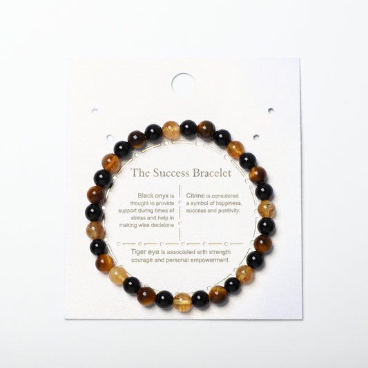 Multicolor Bracelet Natural Gemstone 6mm Round Beads | Grounding & Healing | Wholesale Bulk Pricing