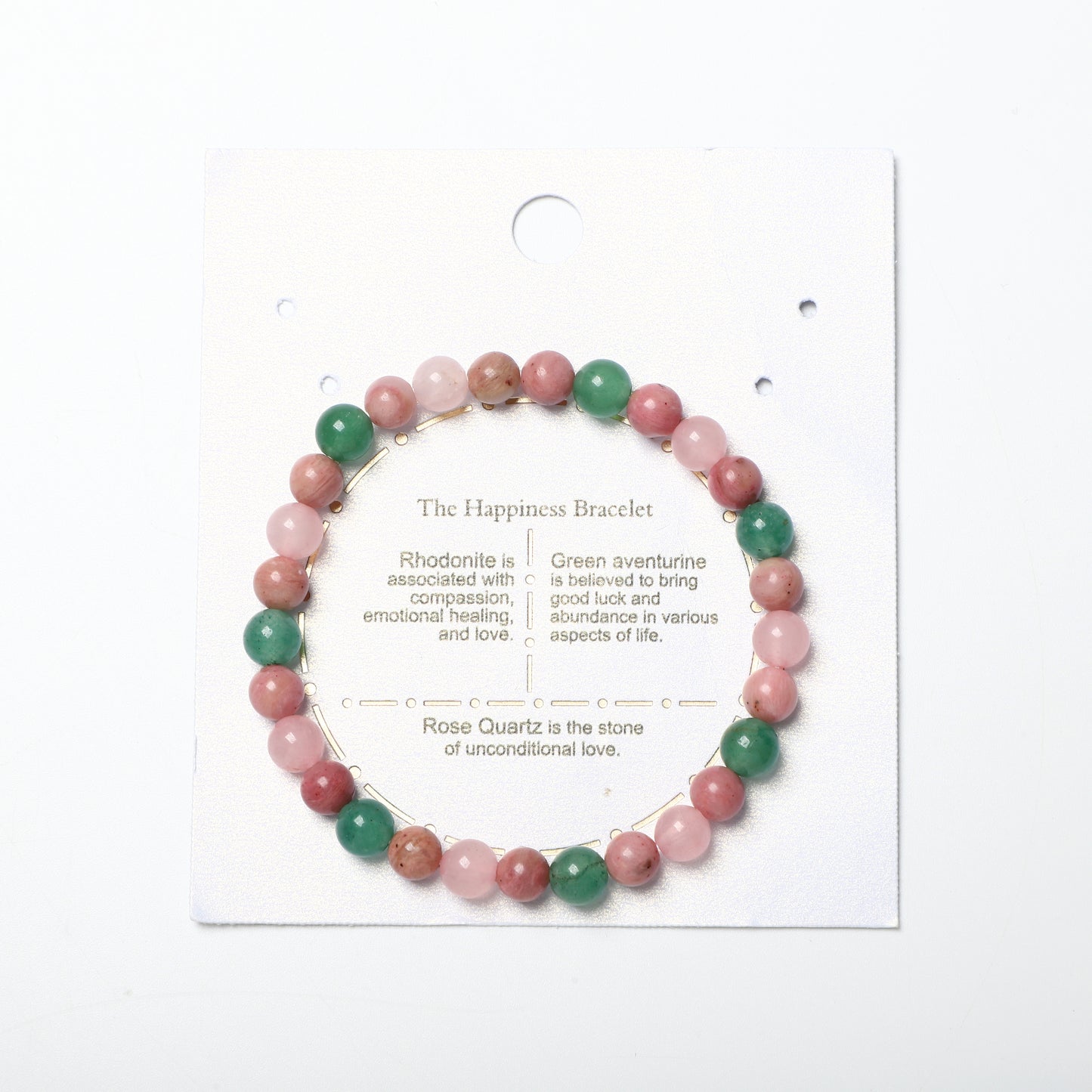 Multicolor Bracelet Natural Gemstone 6mm Round Beads | Grounding & Healing | Wholesale Bulk Pricing