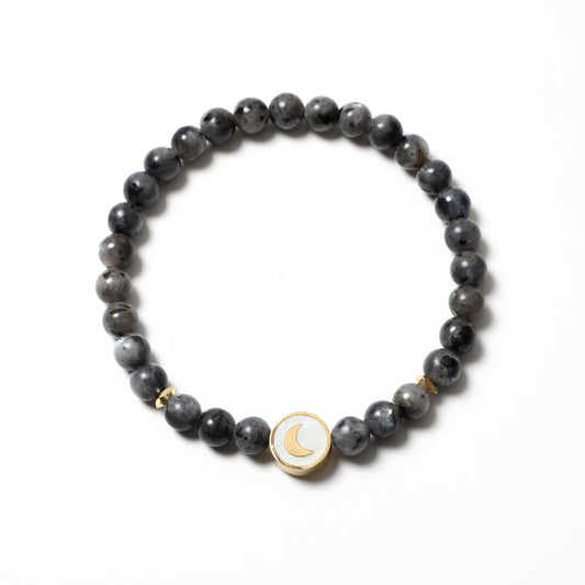 Moon Bracelet Genuine Natural Gemstone Beaded | Hope & Luck | Wholesale Bulk Pricing