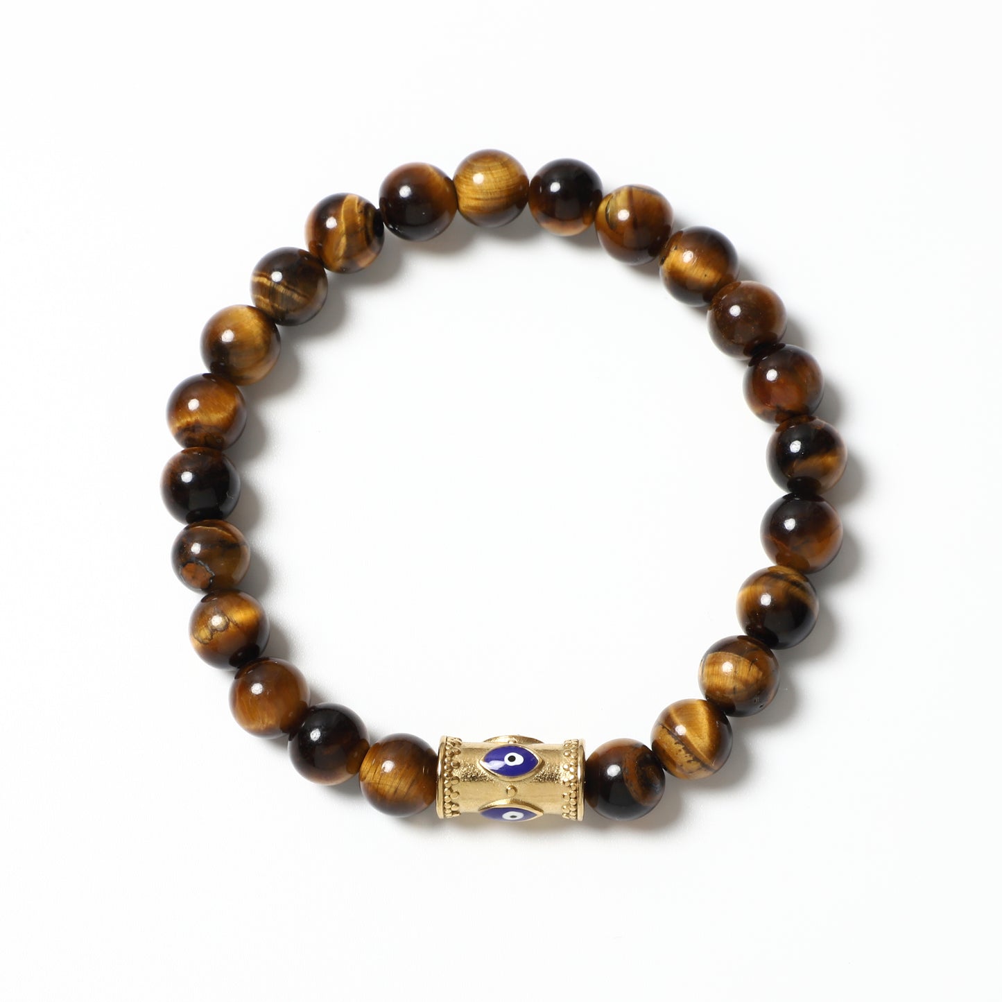 Evil Eye Bracelet Natural Gemstone Beaded | Protection & Courage | Wholesale Bulk Pricing