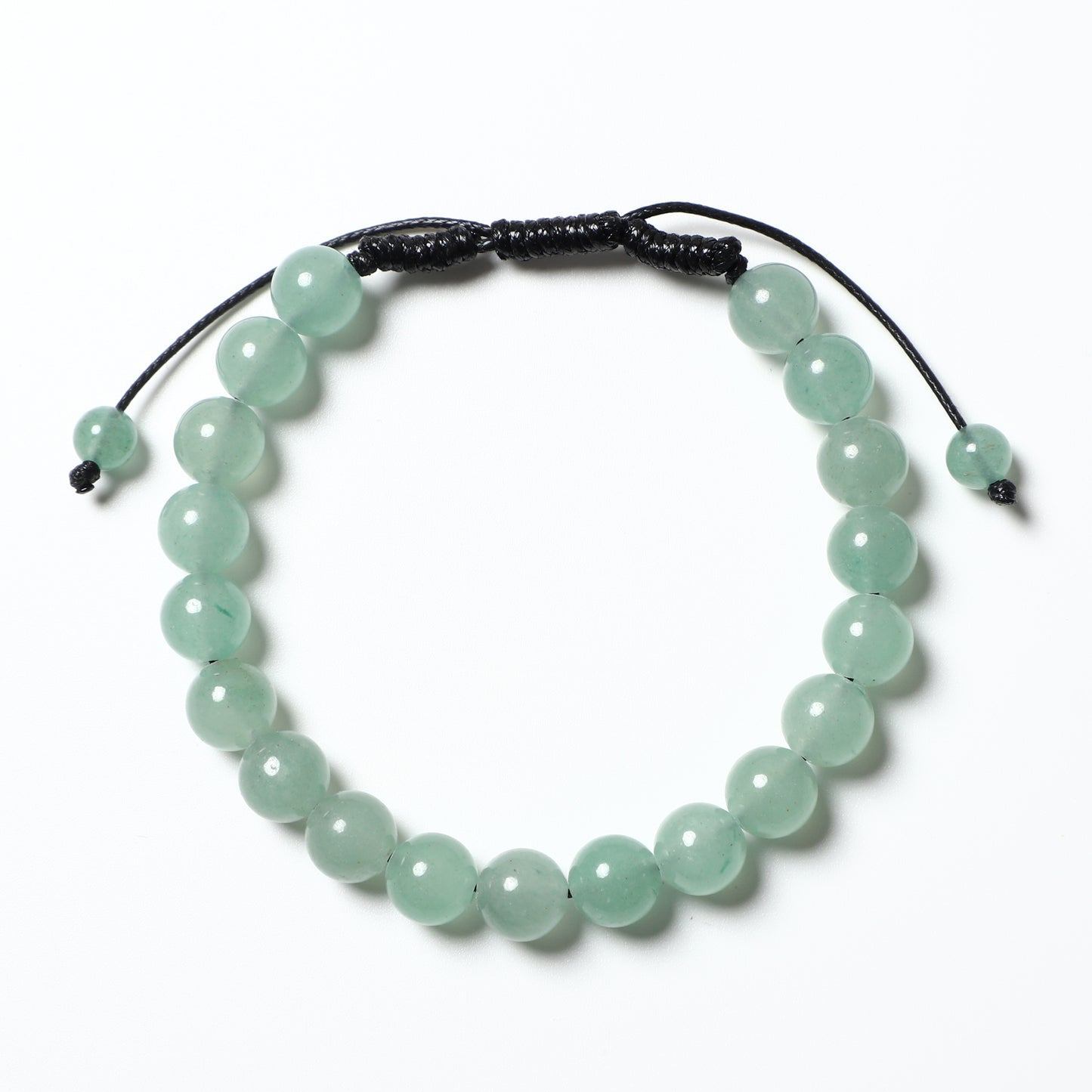 Macrame Bracelet Adjustable Handmade Natural Gemstone Round Beads | Connection & Protection | Wholesale Bulk Pricing