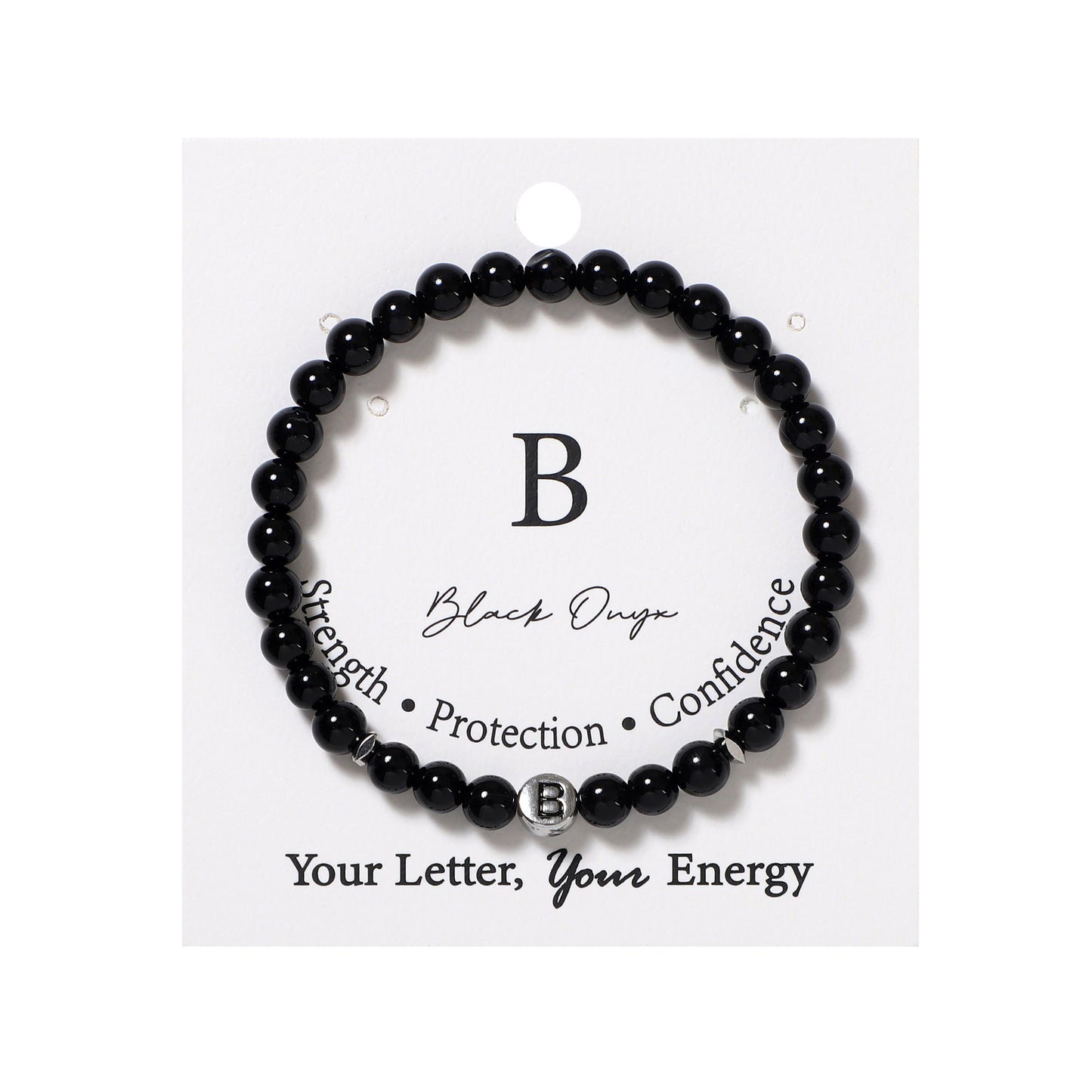 26 Letters Bracelets Natural Gemstone Beaded | Protection & Calm | Wholesale Bulk Pricing