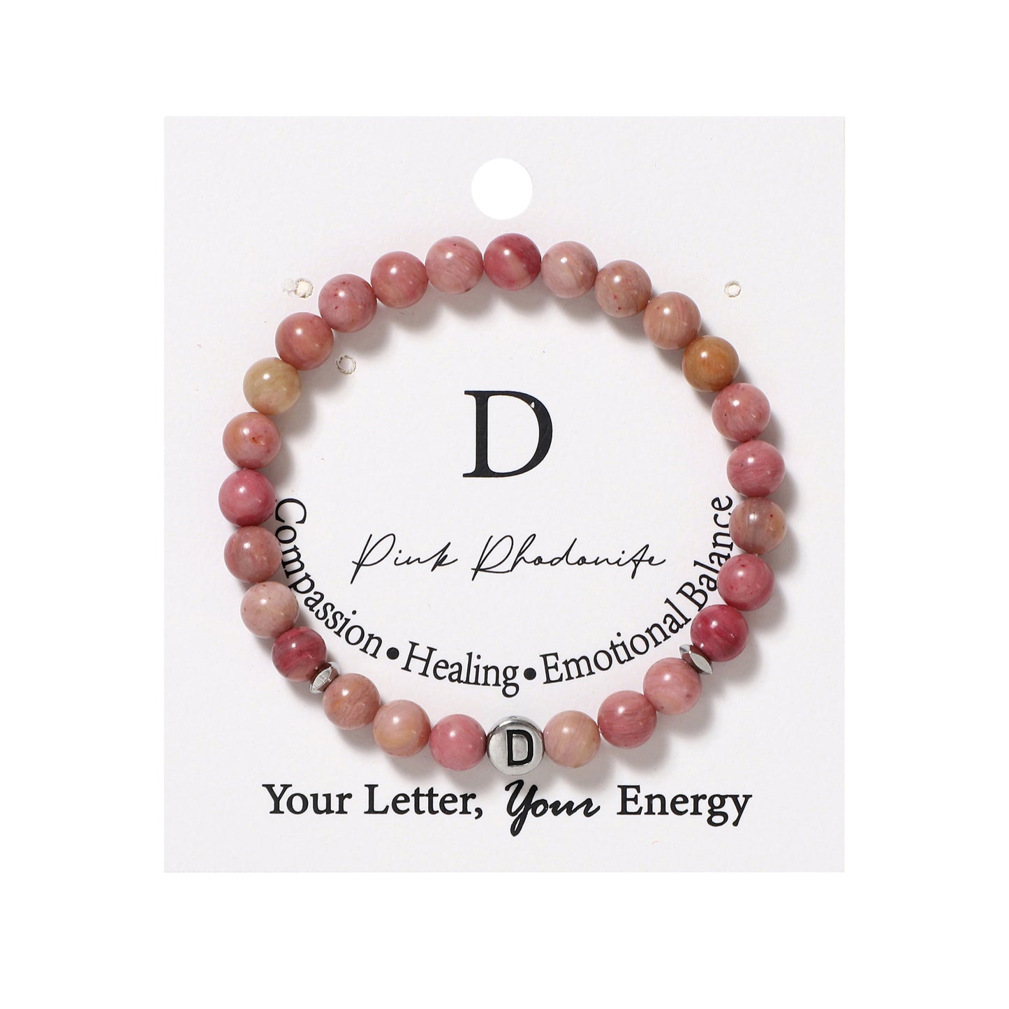 26 Letters Bracelets Natural Gemstone Beaded | Protection & Calm | Wholesale Bulk Pricing