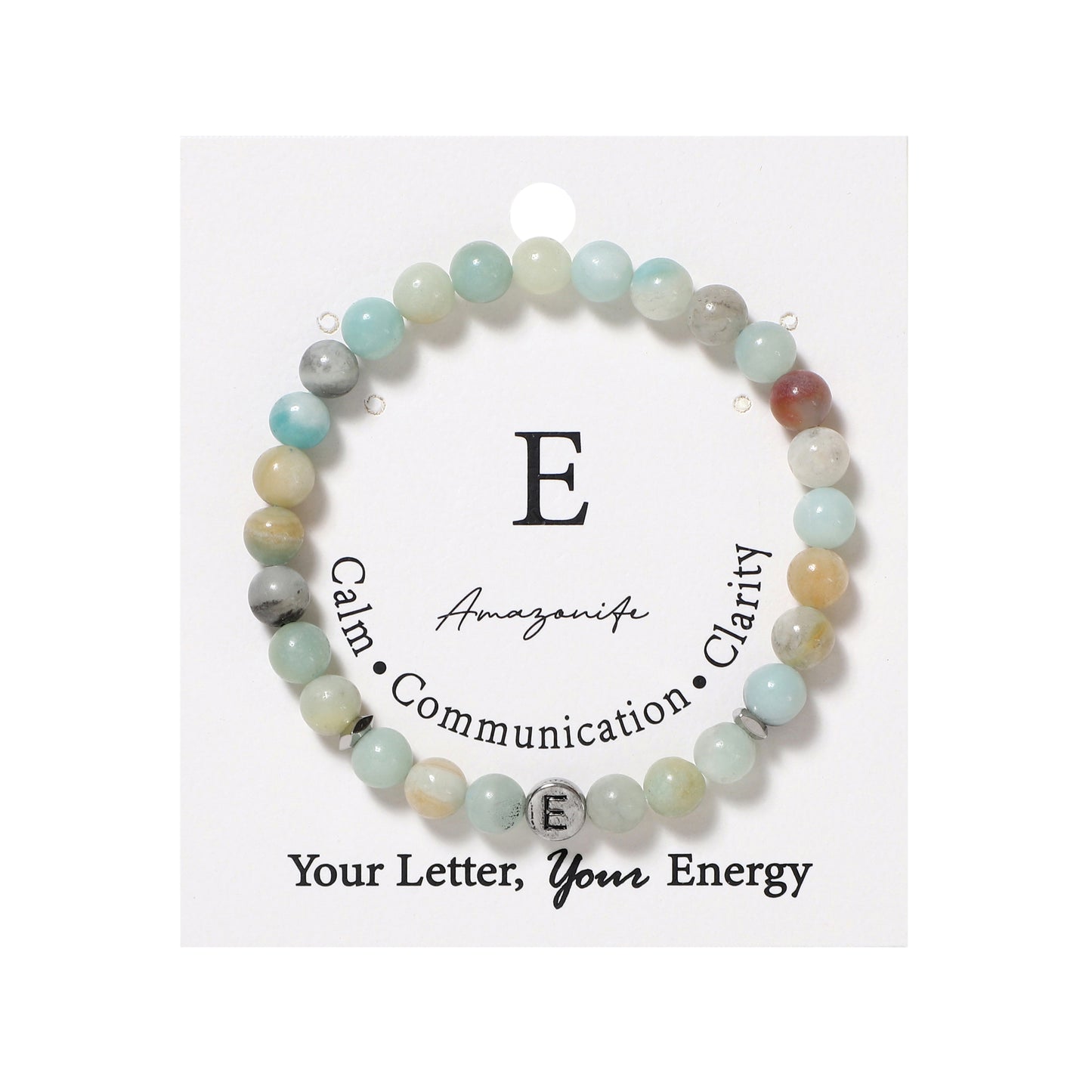 26 Letters Bracelets Natural Gemstone Beaded | Protection & Calm | Wholesale Bulk Pricing