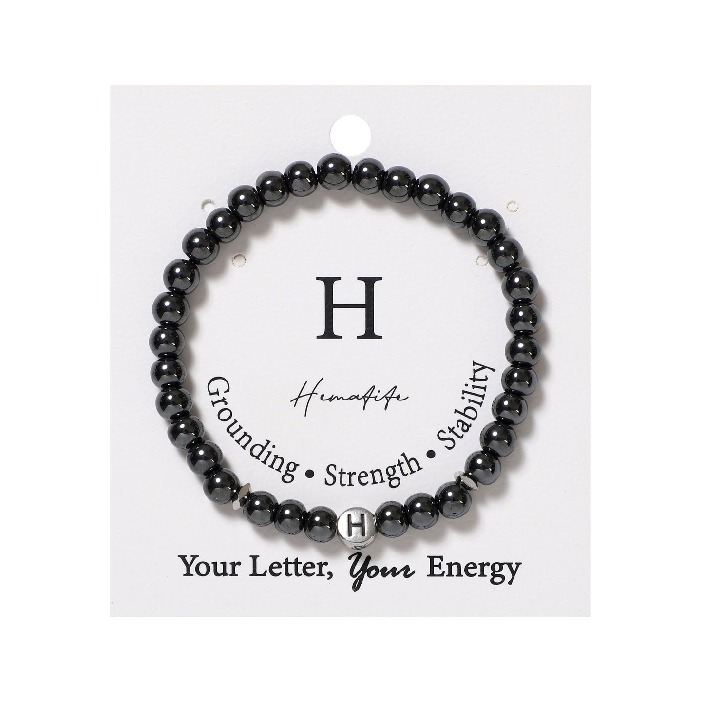 26 Letters Bracelets Natural Gemstone Beaded | Protection & Calm | Wholesale Bulk Pricing