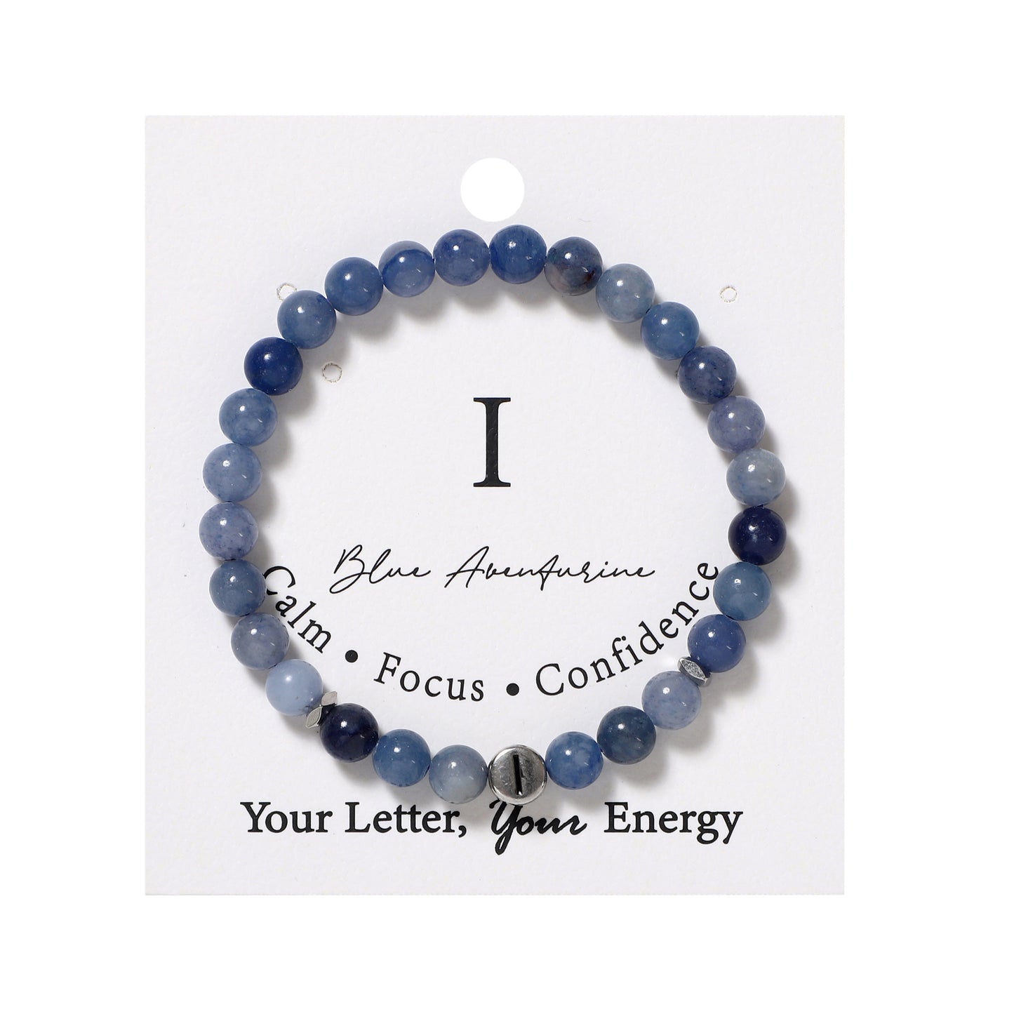 26 Letters Bracelets Natural Gemstone Beaded | Protection & Calm | Wholesale Bulk Pricing