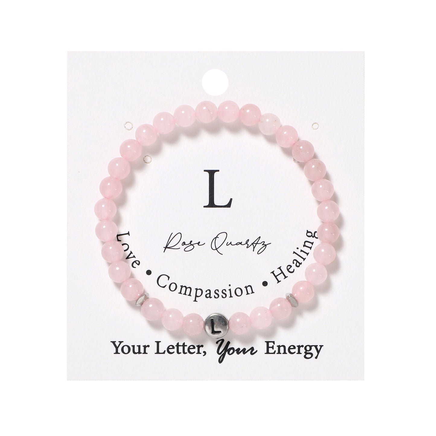 26 Letters Bracelets Natural Gemstone Beaded | Protection & Calm | Wholesale Bulk Pricing