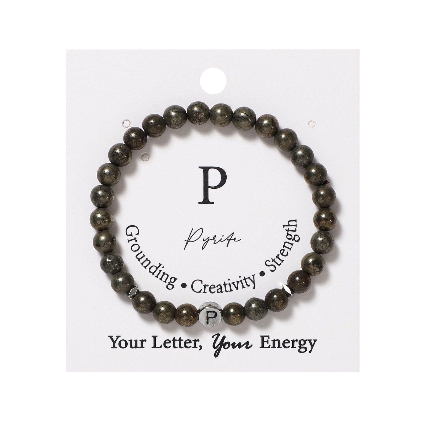 26 Letters Bracelets Natural Gemstone Beaded | Protection & Calm | Wholesale Bulk Pricing