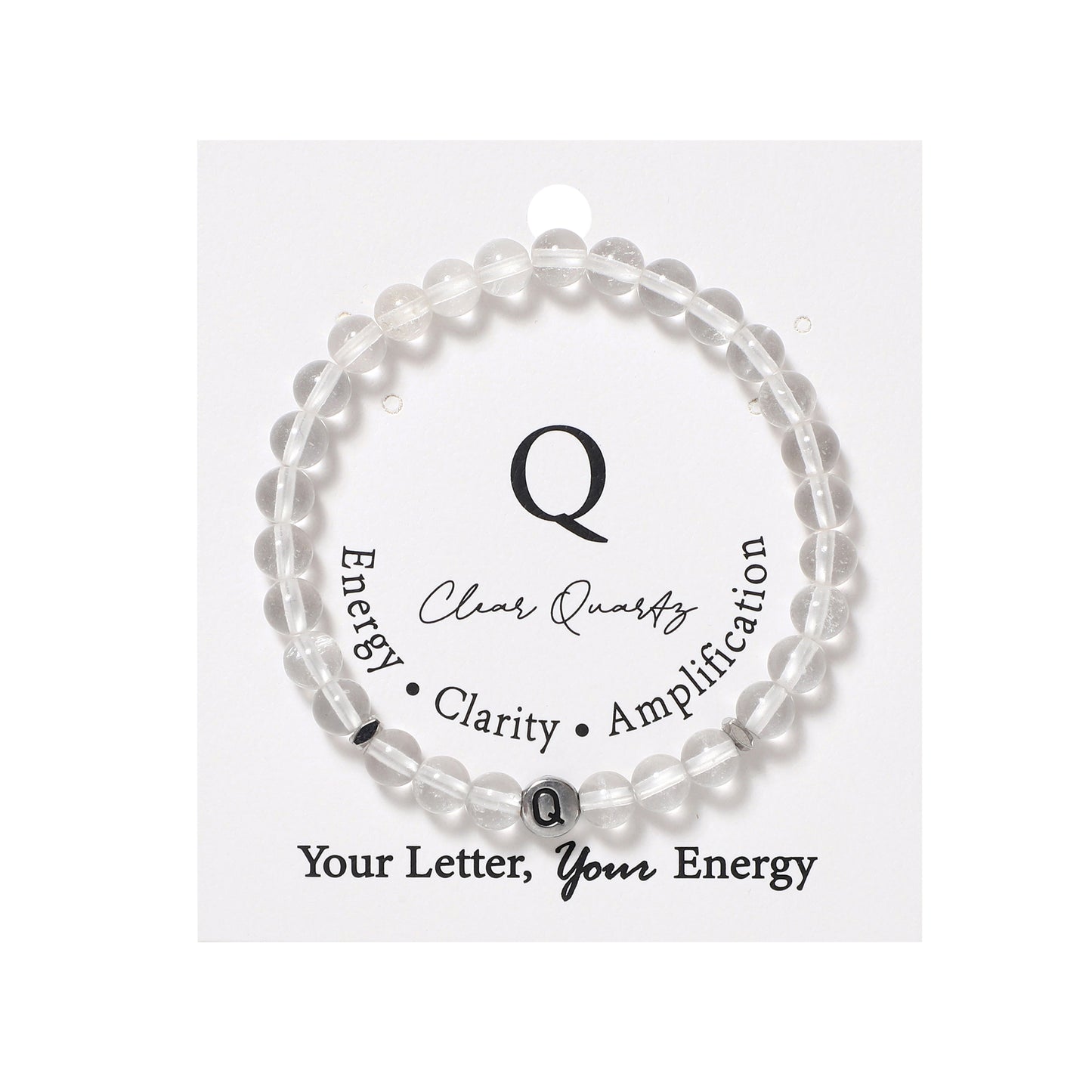 26 Letters Bracelets Natural Gemstone Beaded | Protection & Calm | Wholesale Bulk Pricing