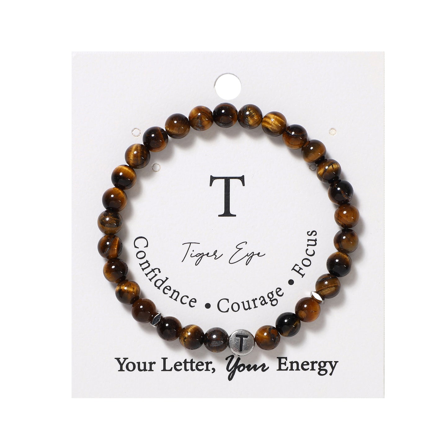 26 Letters Bracelets Natural Gemstone Beaded | Protection & Calm | Wholesale Bulk Pricing