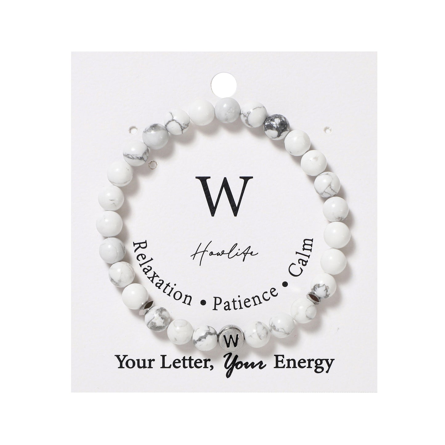 26 Letters Bracelets Natural Gemstone Beaded | Protection & Calm | Wholesale Bulk Pricing