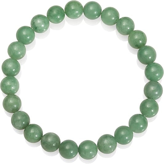 Green Jade Bracelet Natural Gemstone Beaded | Prosperity & Good Luck | Wholesale Bulk Pricing
