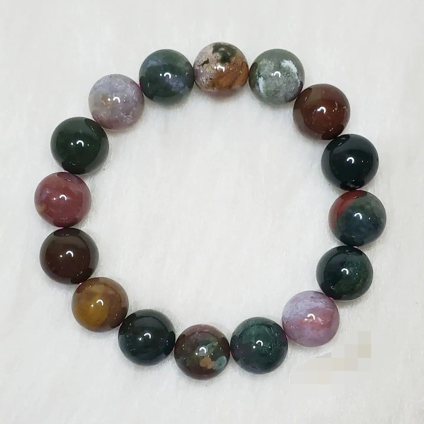 Ocean Jasper Bracelet Natural Gemstone Solid Round Beads | Happiness & Harmony | Wholesale Bulk Pricing